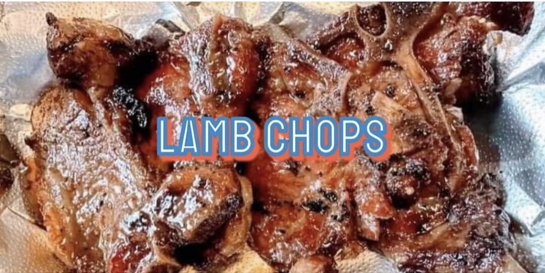 Caramelized glazed lamb chops