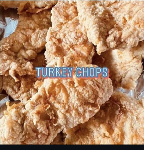 Crispy fried turkey chops